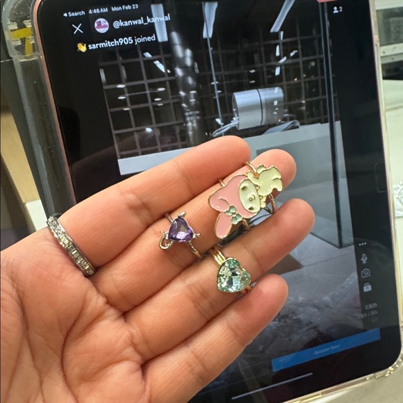 3 Rings From Hot Topic - Picture 1 of 3